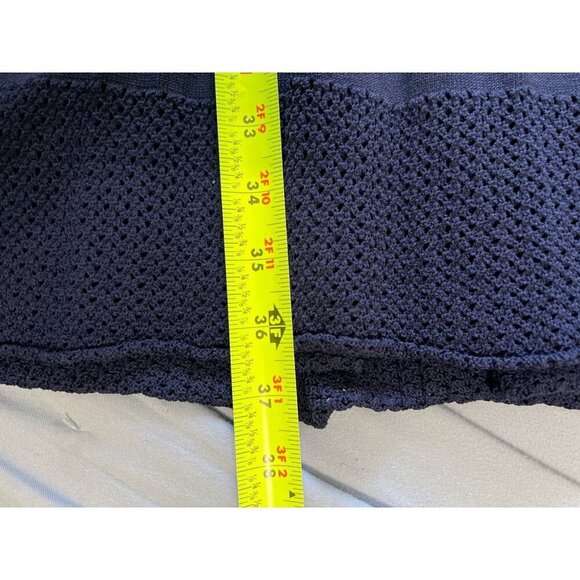 Cynthia Rowley  Crochet Detail Drop Waist Dress M Vacation Beach Resort Cruise - Picture 3 of 12